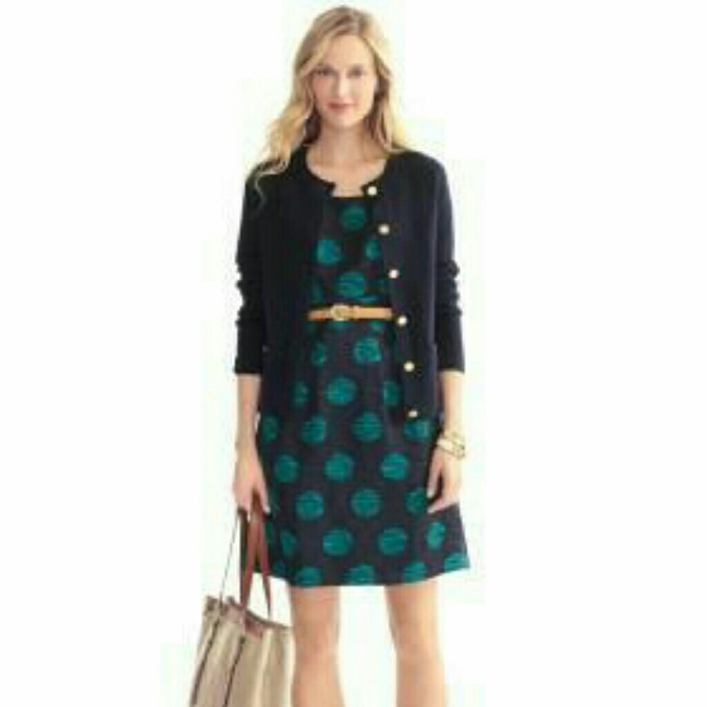On Sale! BR green dots dress w pockets